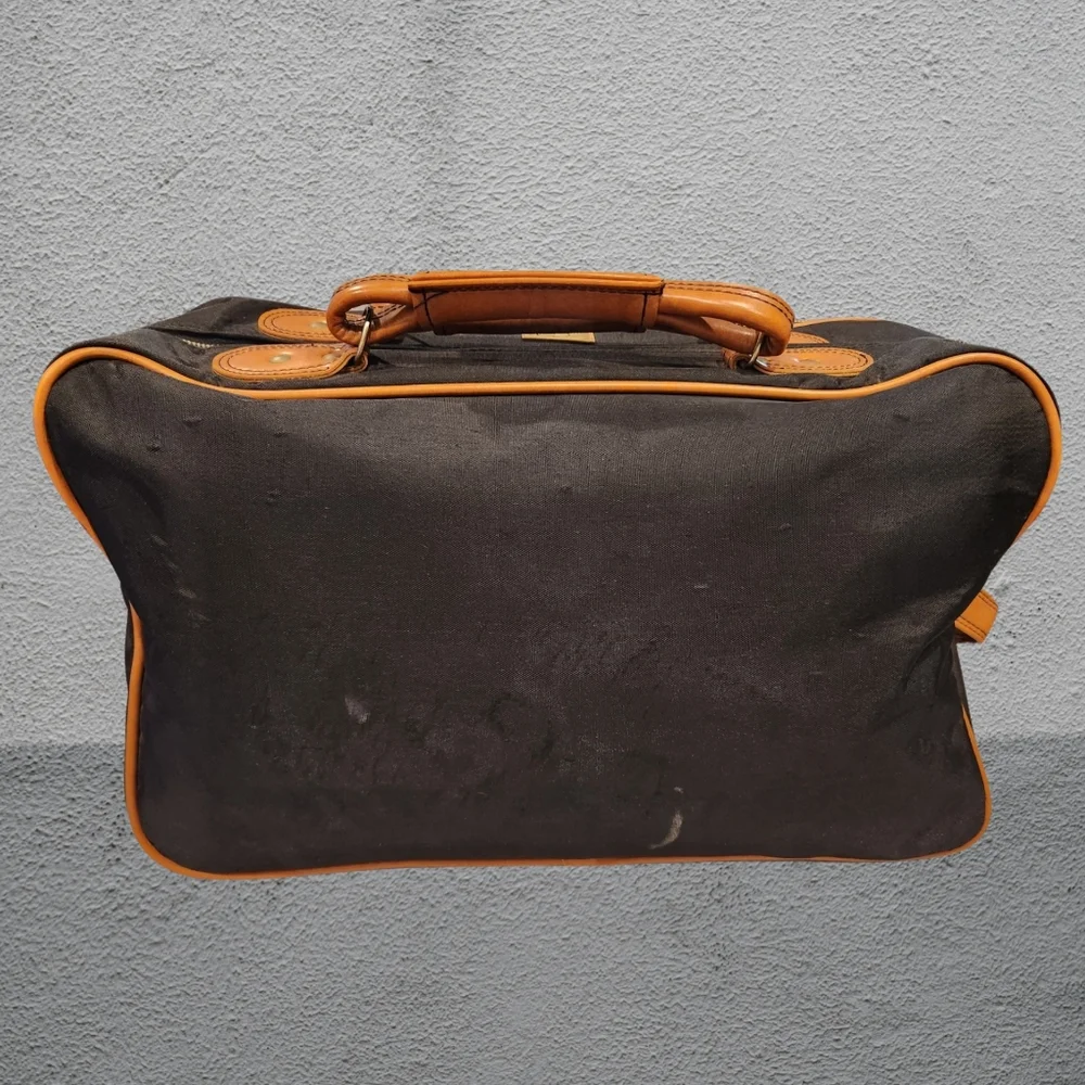 Vintage Skyway Nylon‎ Carry On Shoulder Weekender Luggage Bag 18 L X 12 H